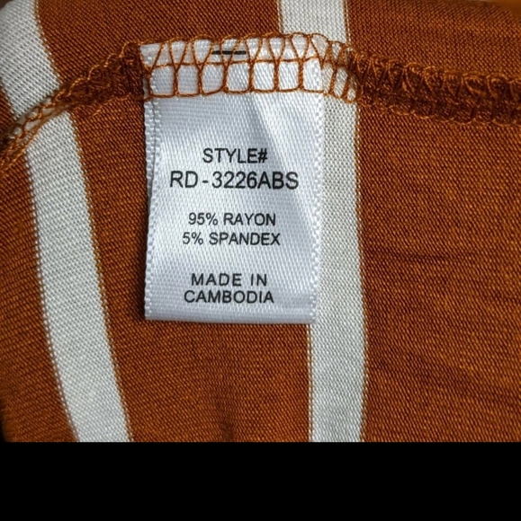 SOLD SOLD SOLDIvory Stripe Maxi Dress W/Pockets - Picture 8 of 11